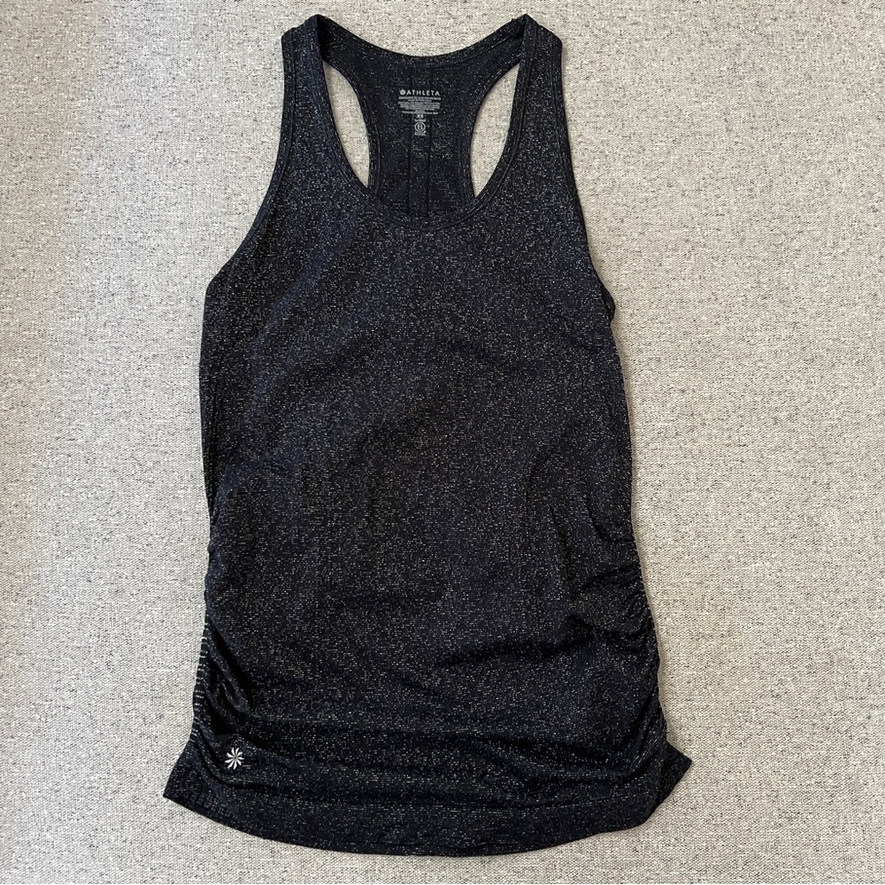 Athleta speedlight glow sparkle tank top